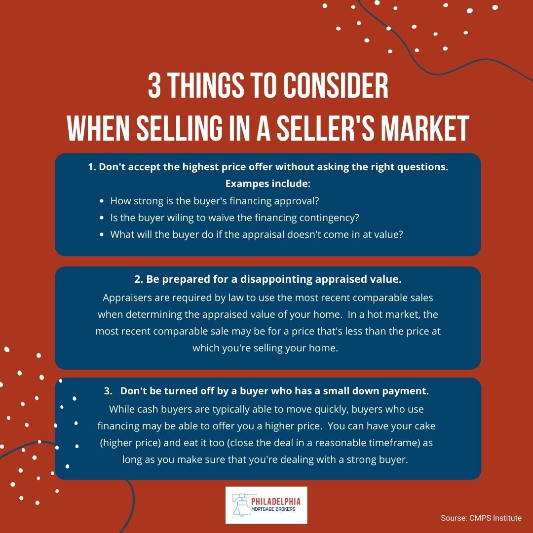 Selling In A Seller's Market Philadelphia Mortgage Brokers